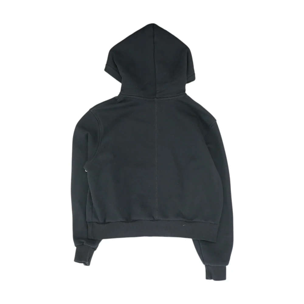 Black Solid Hoodie Pullover - Image 2
