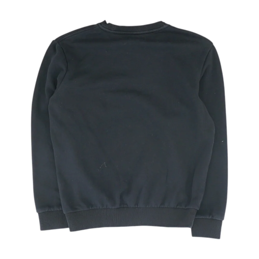 Black Solid Sweatshirt Pullover - Image 2