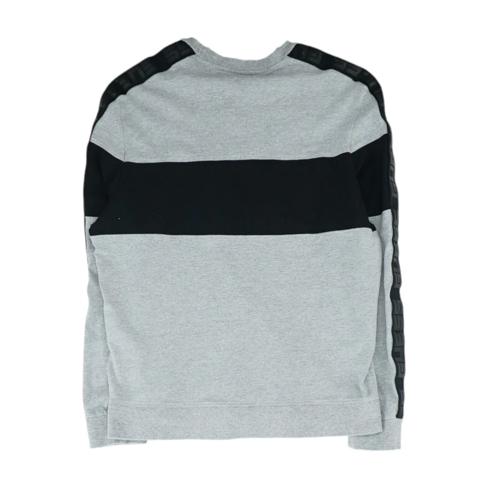 Gray Color Block Sweatshirt Pullover - Image 2