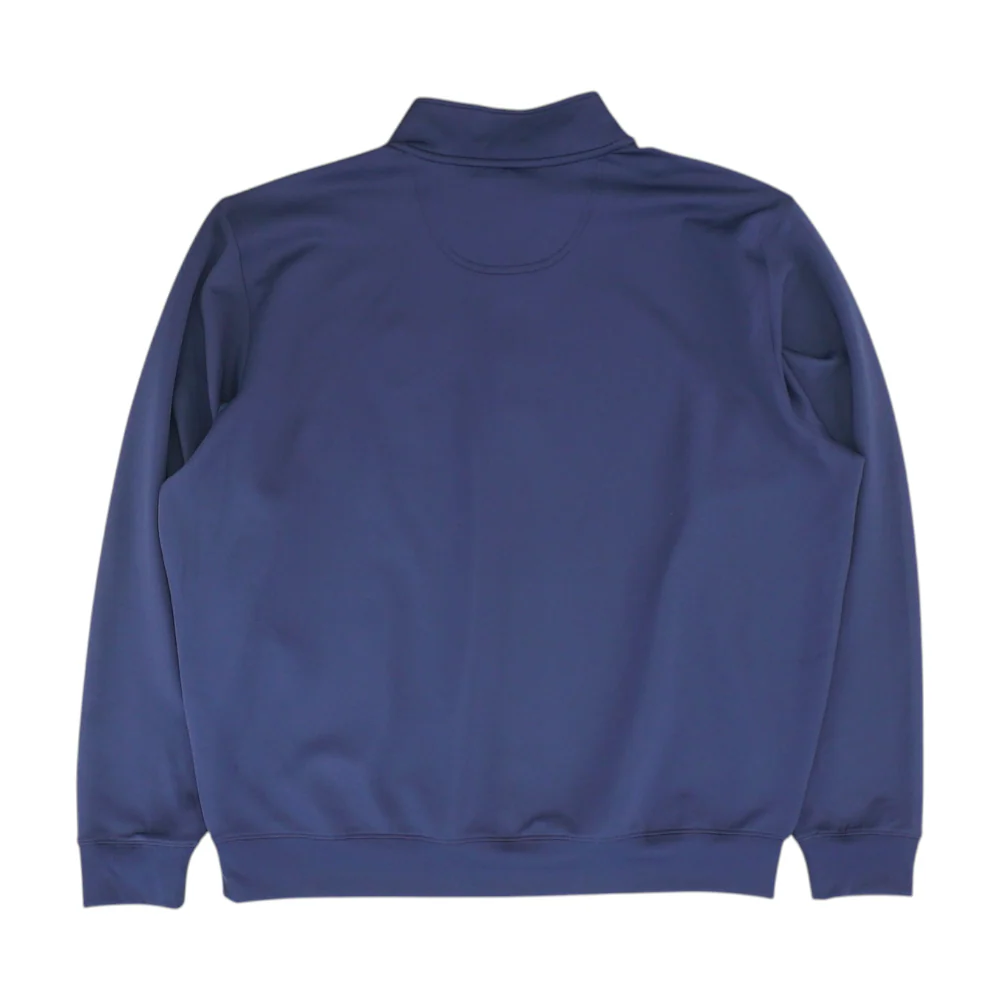 Navy Solid 1/4 Zip Pullover - Image 2