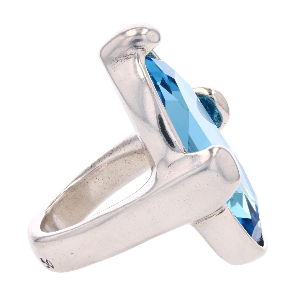 Costume Crystal Statement Ring - Image 4