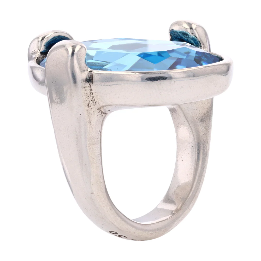 Costume Crystal Statement Ring - Image 5