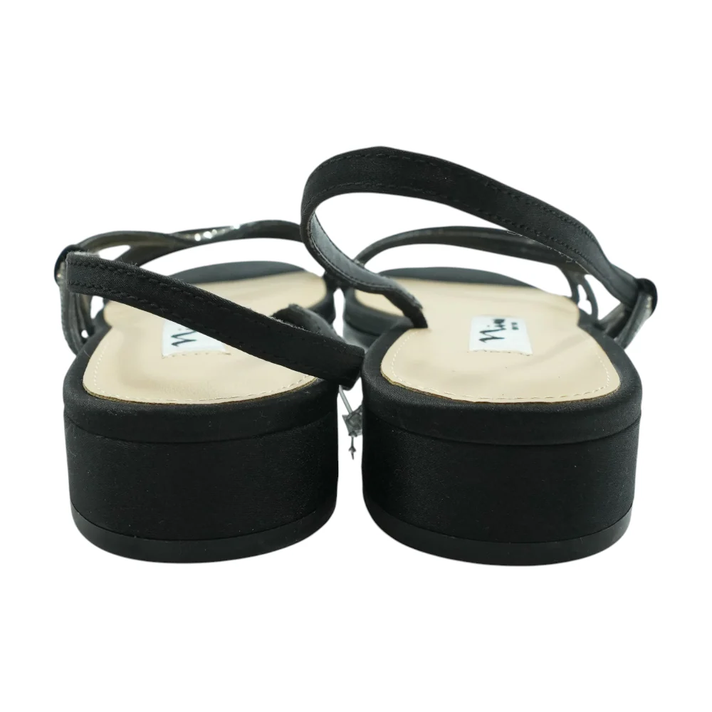 Black Flat Sandals - Image 2