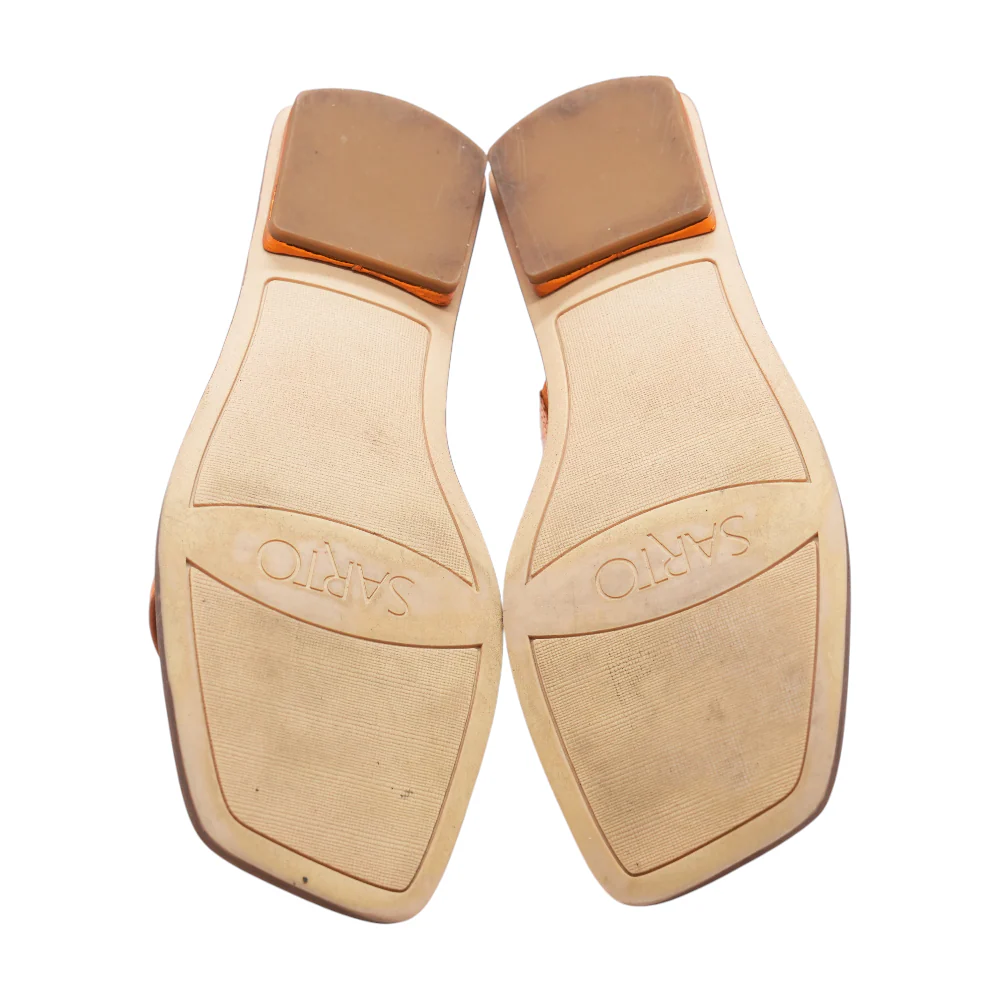 Copper Flat Sandals - Image 3