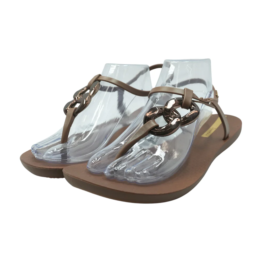 Brown Flat Sandals