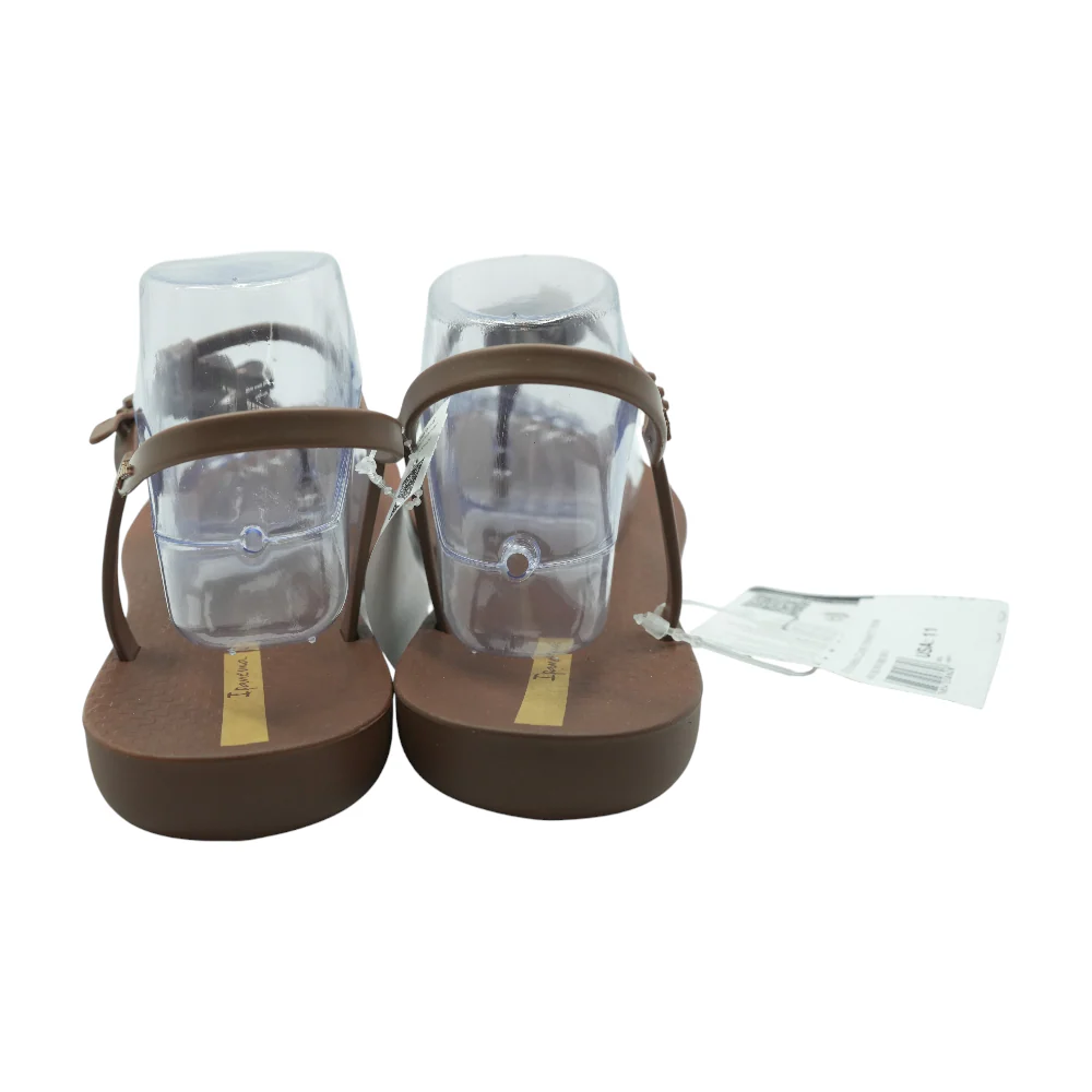 Brown Flat Sandals - Image 2