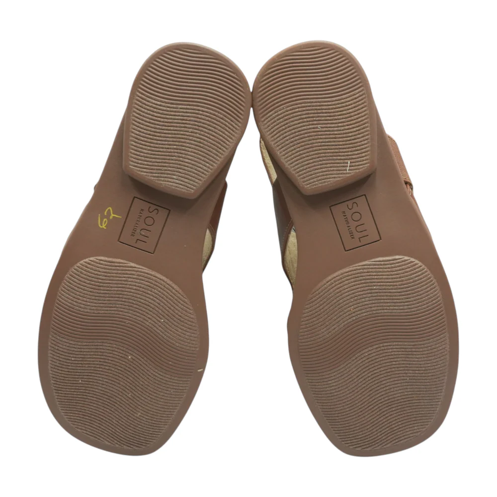 Brown Flat Sandals - Image 3