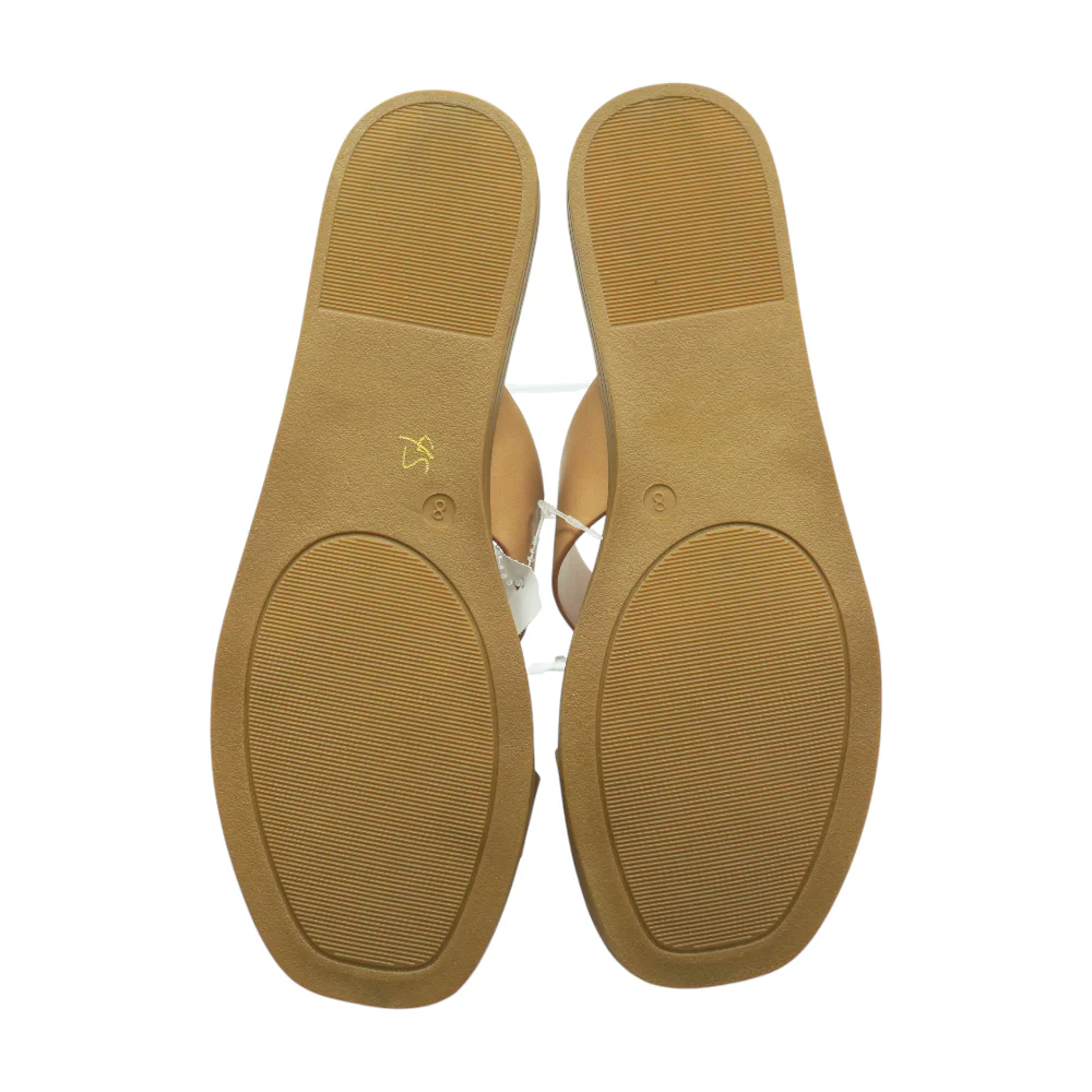 Brown Flat Sandals - Image 3