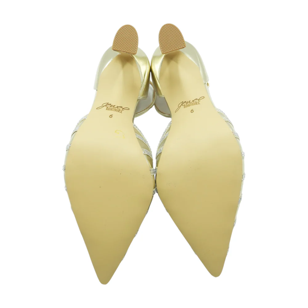 Gold Pump Heels - Image 3
