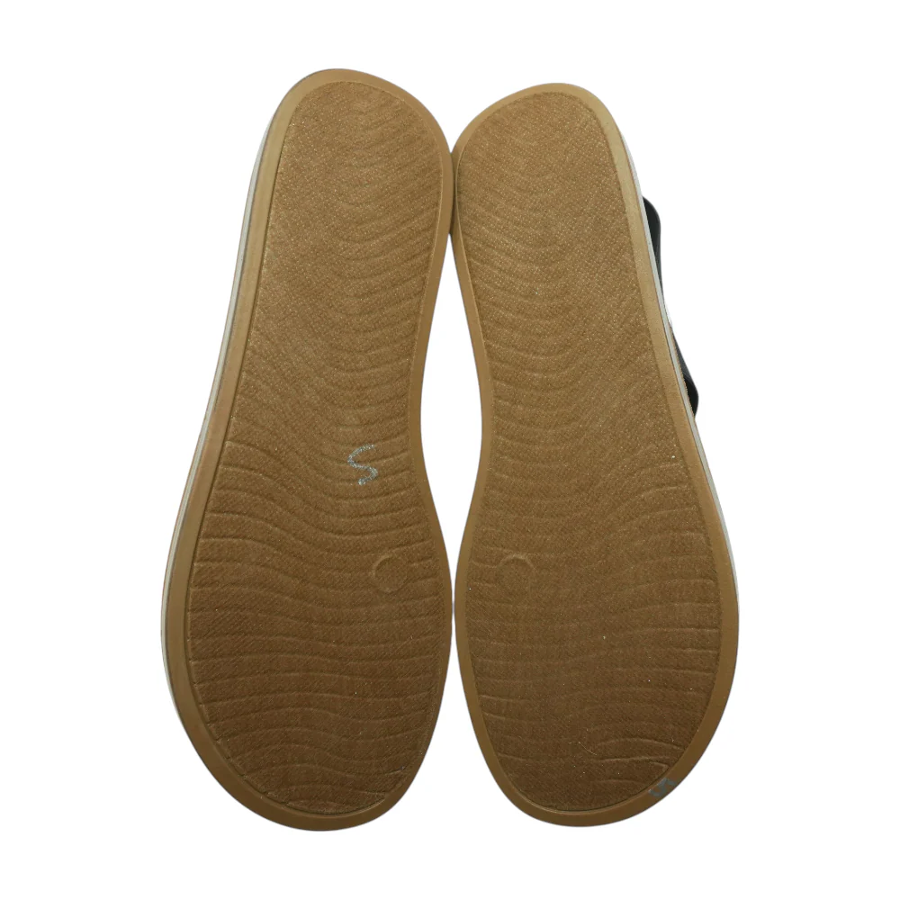 Black Flat Sandals - Image 3