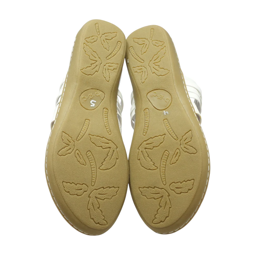 White Flip-Flop Sandals - Image 3