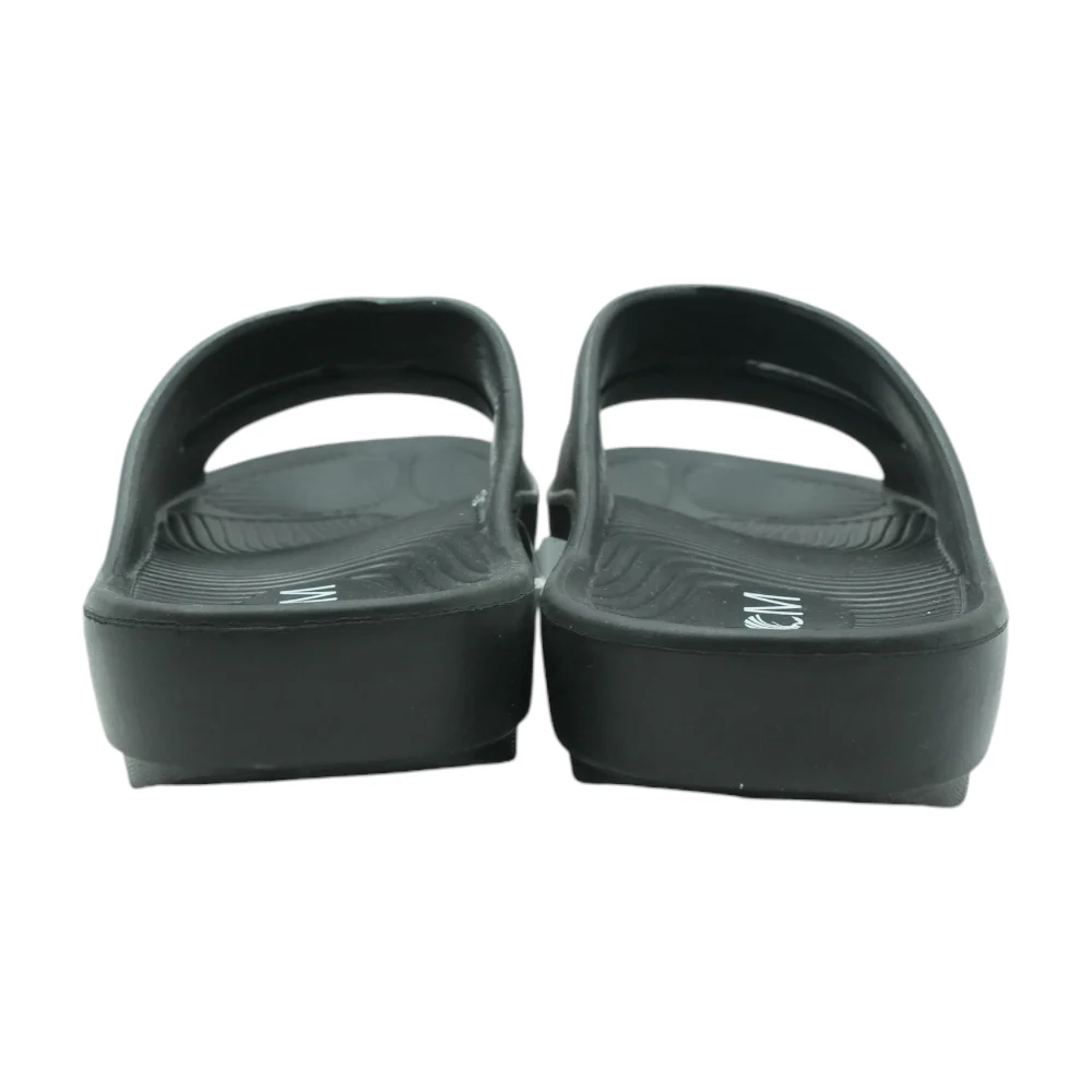 Black Flat Sandals - Image 2