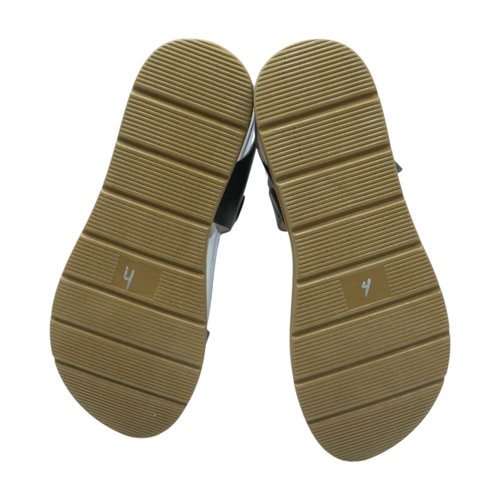 Black Flat Sandals - Image 3