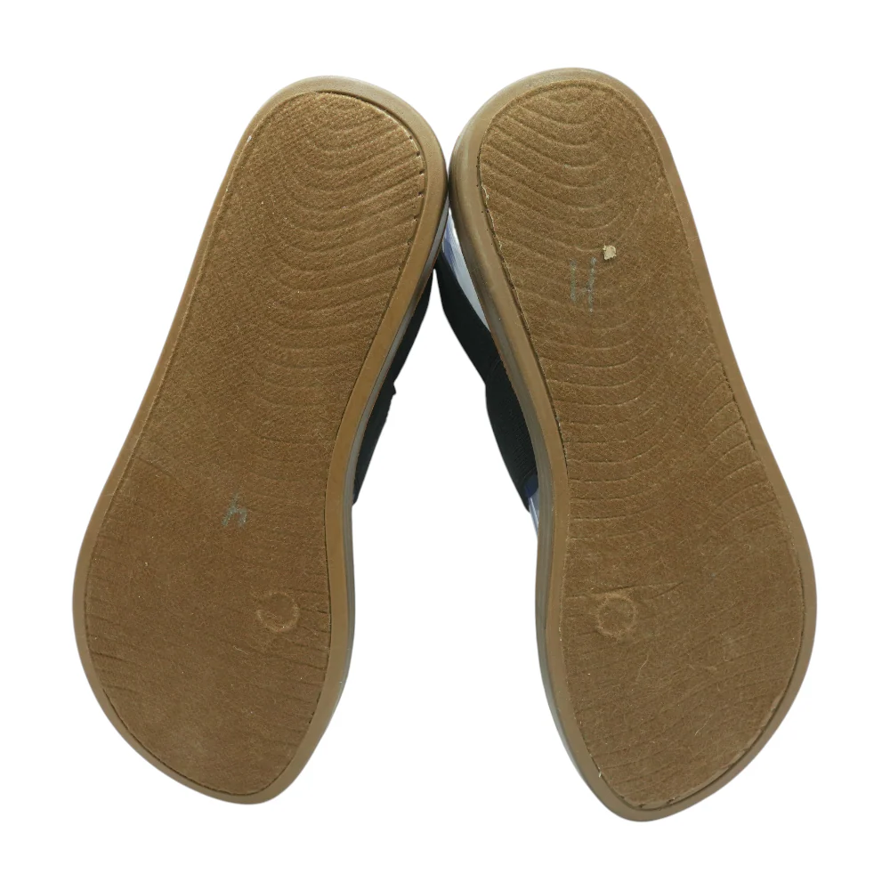 Black Flat Sandals - Image 3