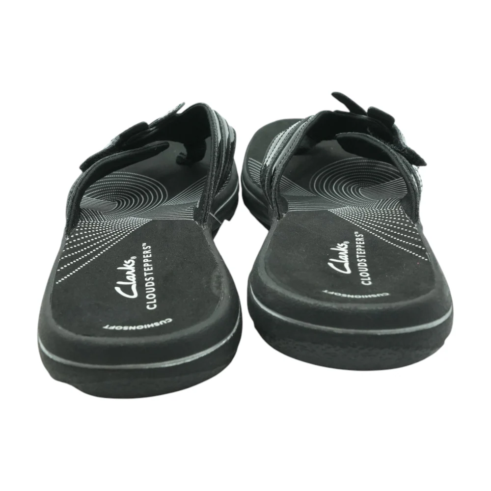 Black Flat Sandals - Image 2
