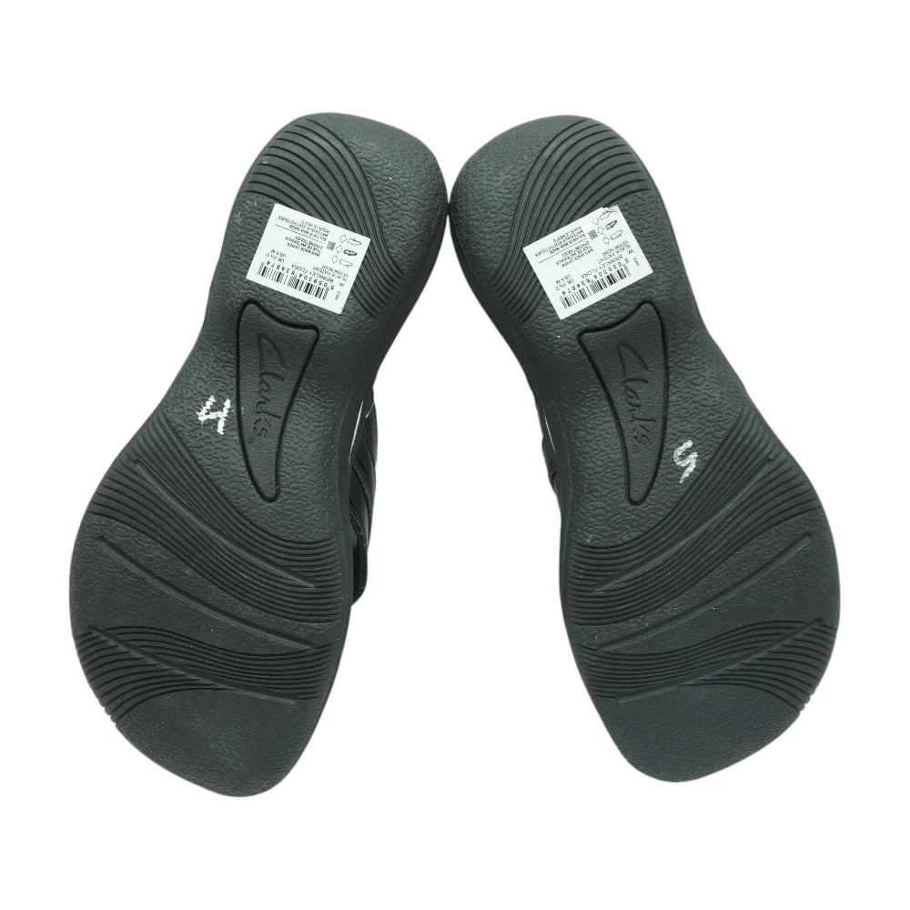 Black Flat Sandals - Image 3