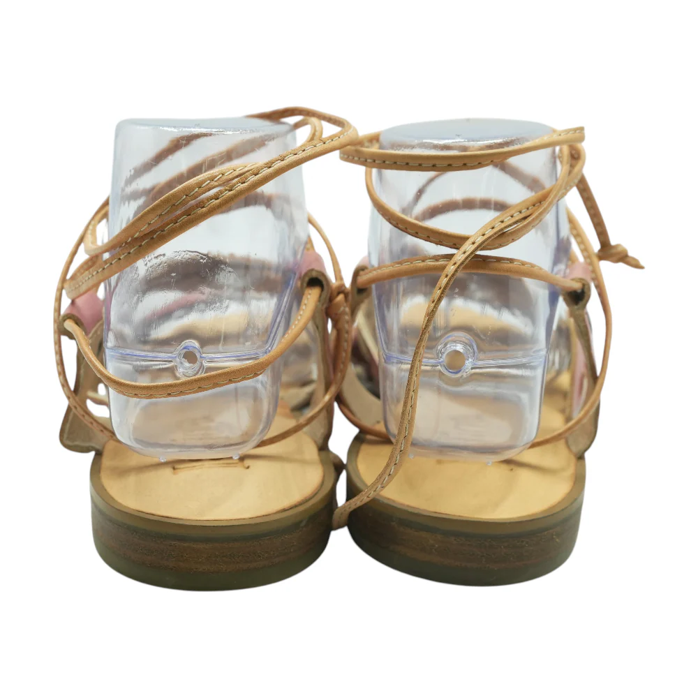Pink Flat Sandals - Image 2