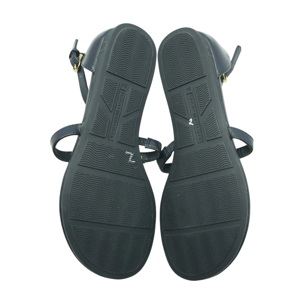Navy Flat Sandals - Image 3