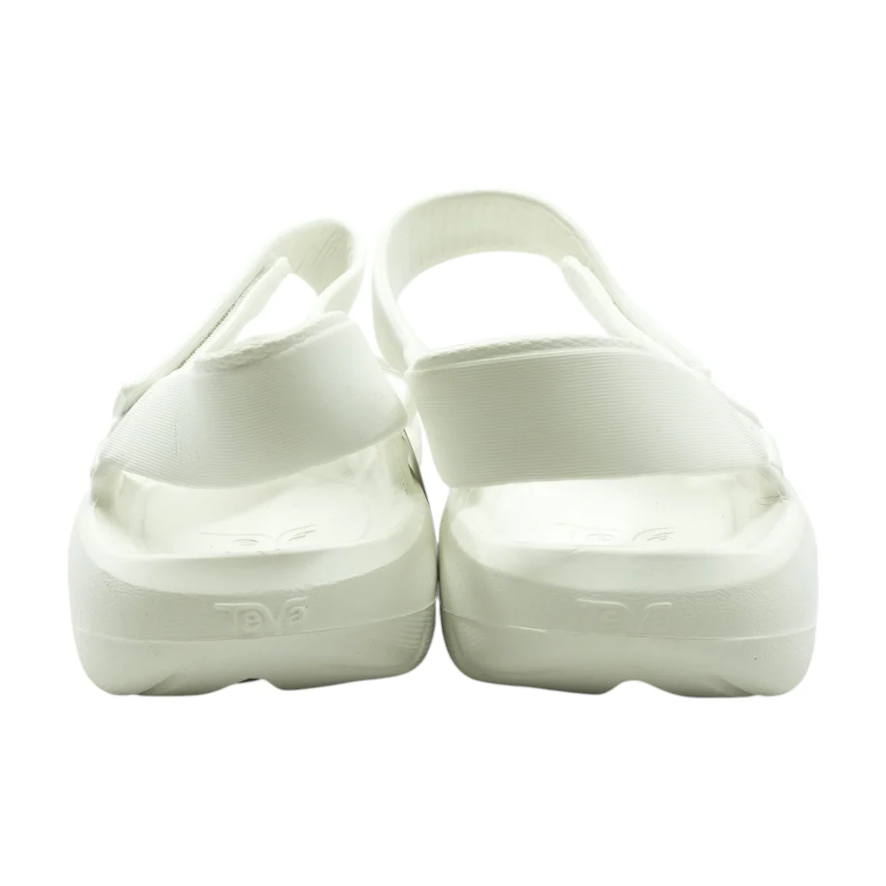 White Flat Sandals - Image 2