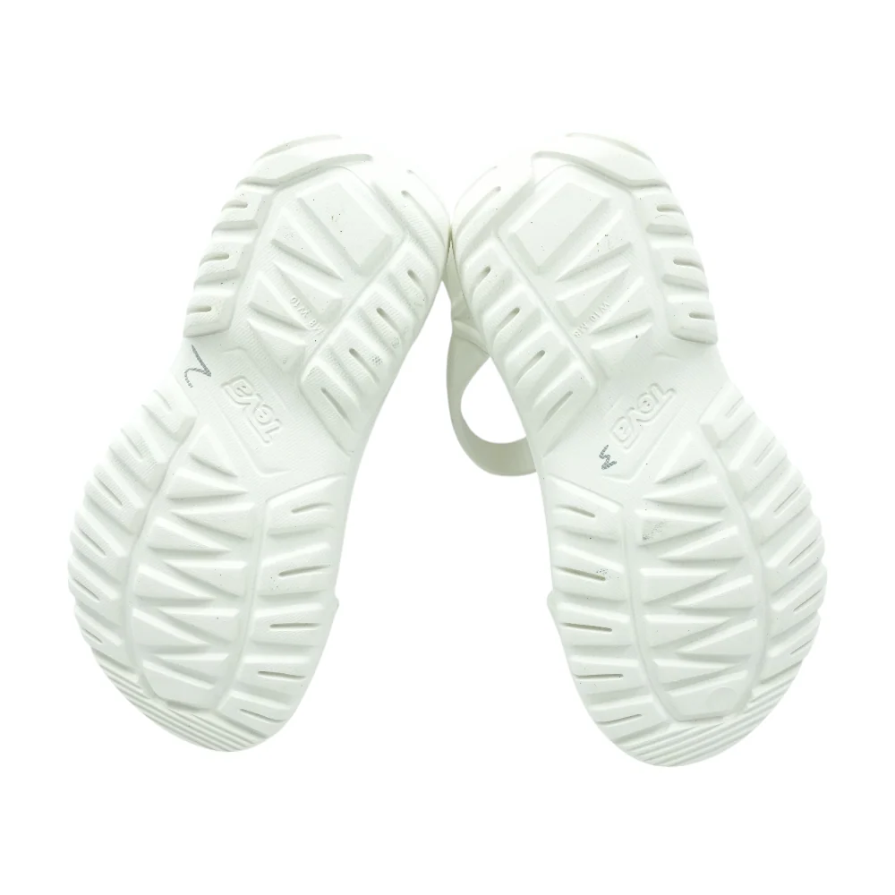 White Flat Sandals - Image 3