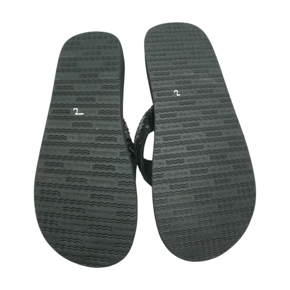 Black Flip-Flop Sandals - Image 3