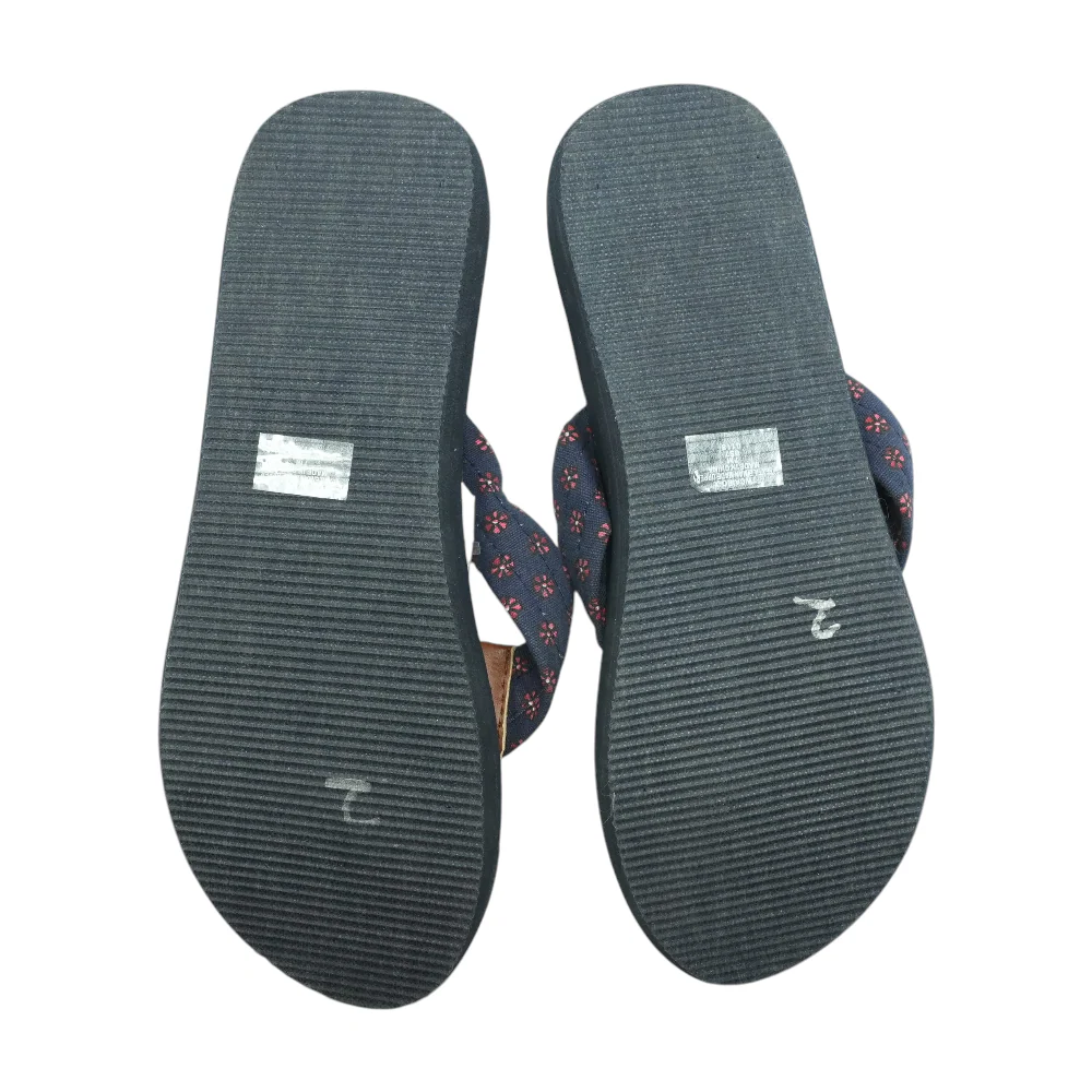 Navy Flip-Flop Sandals - Image 3