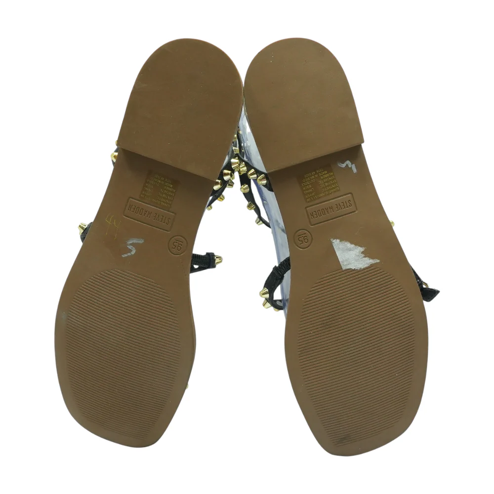 Black Flat Sandals - Image 3