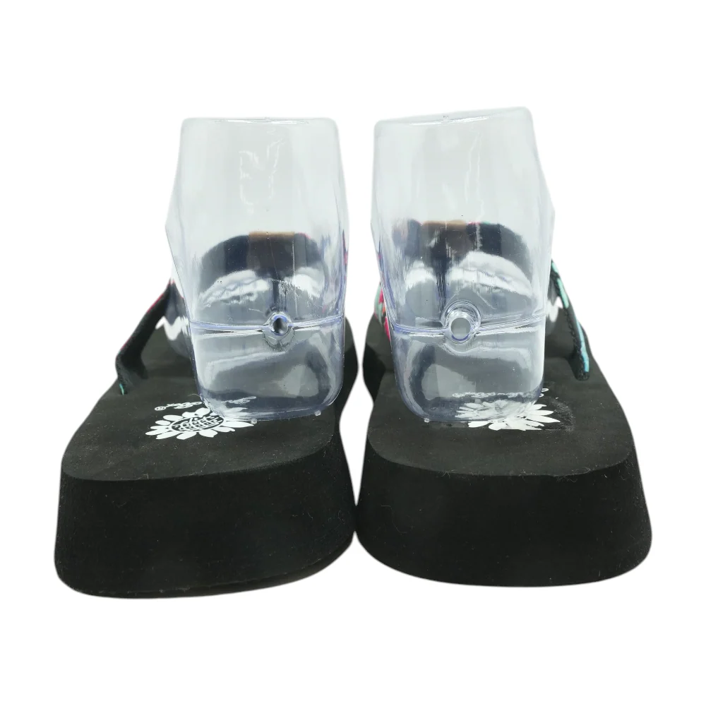 Black Flat Sandals - Image 2
