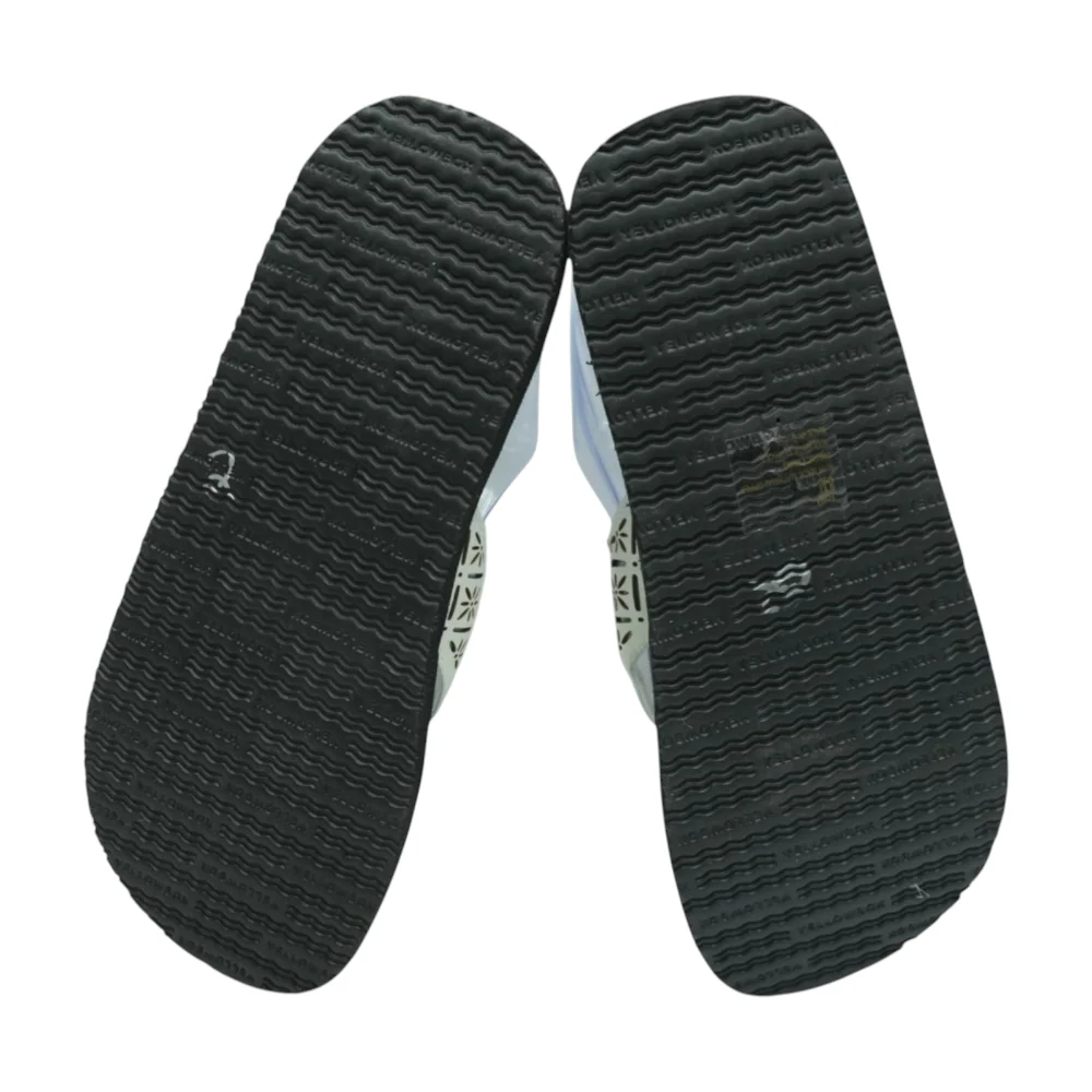 White Flat Sandals - Image 3