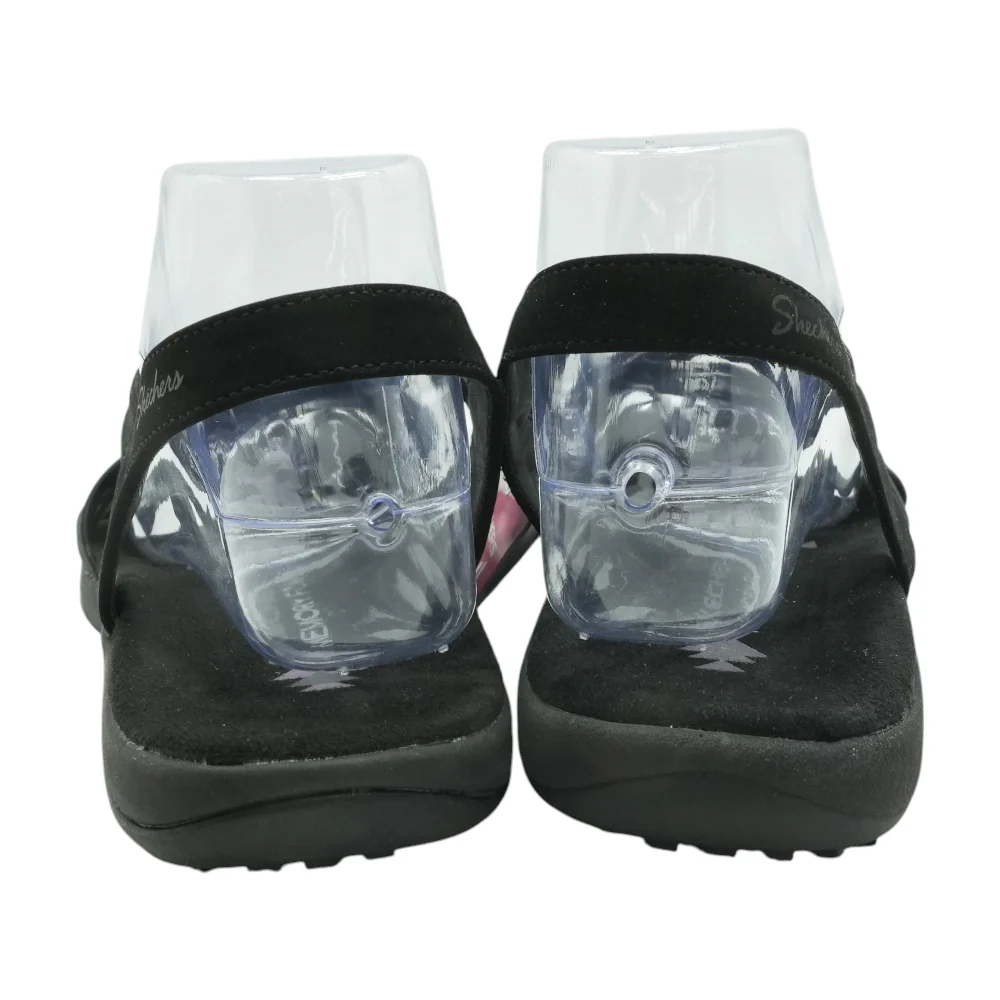 Black Flat Sandals - Image 2