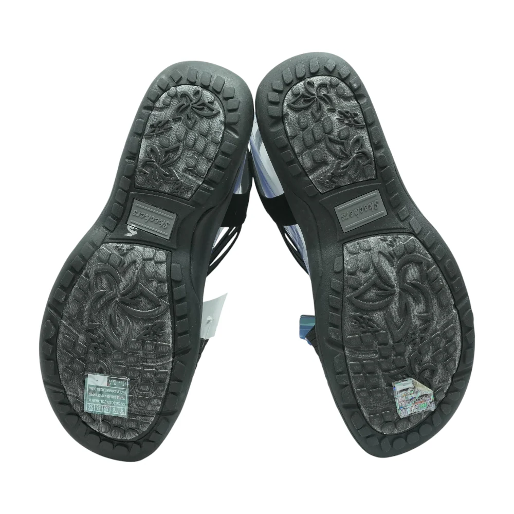 Black Flat Sandals - Image 3
