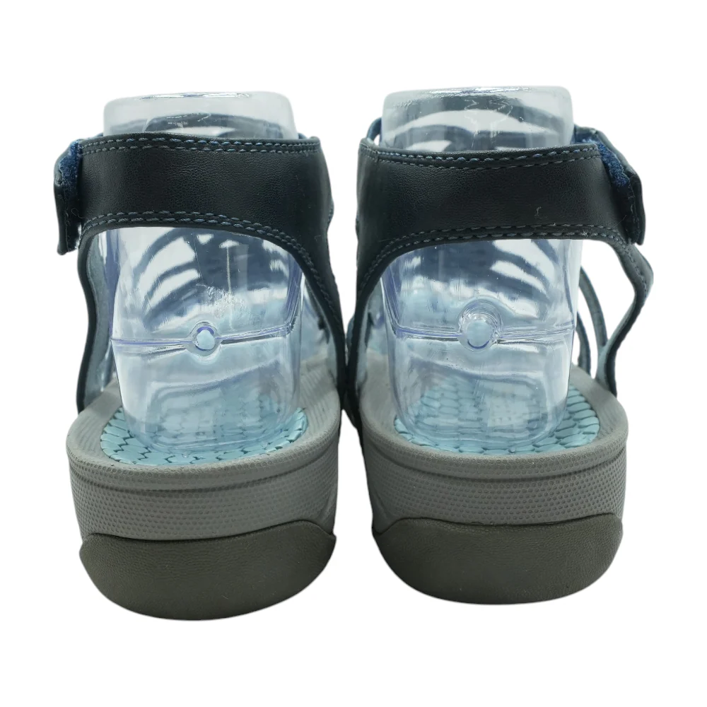 Navy Flat Sandals - Image 2