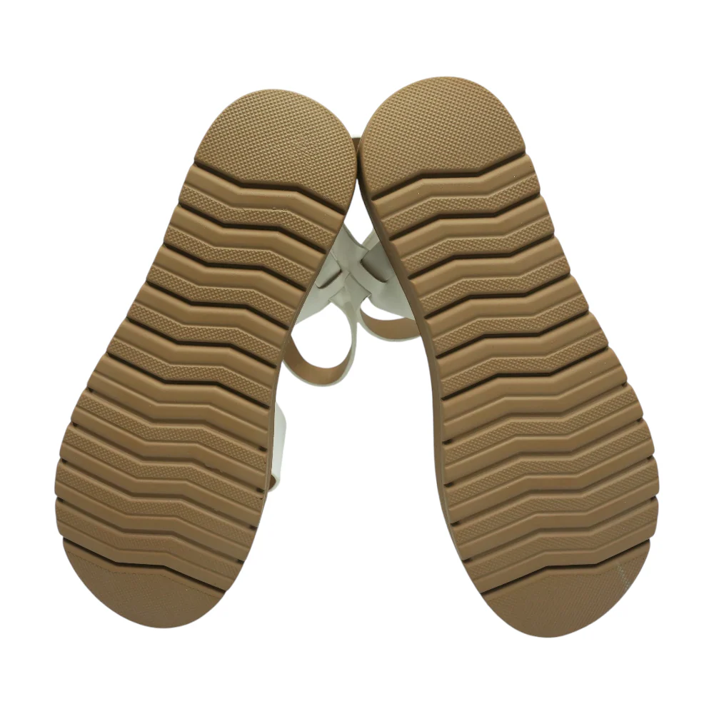 White Wedged Sandals - Image 3