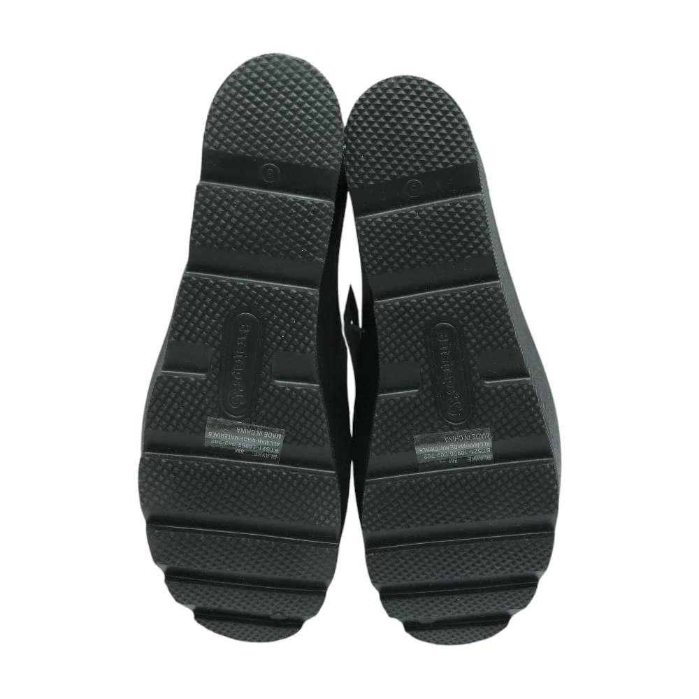 Black Wedged Sandals - Image 3