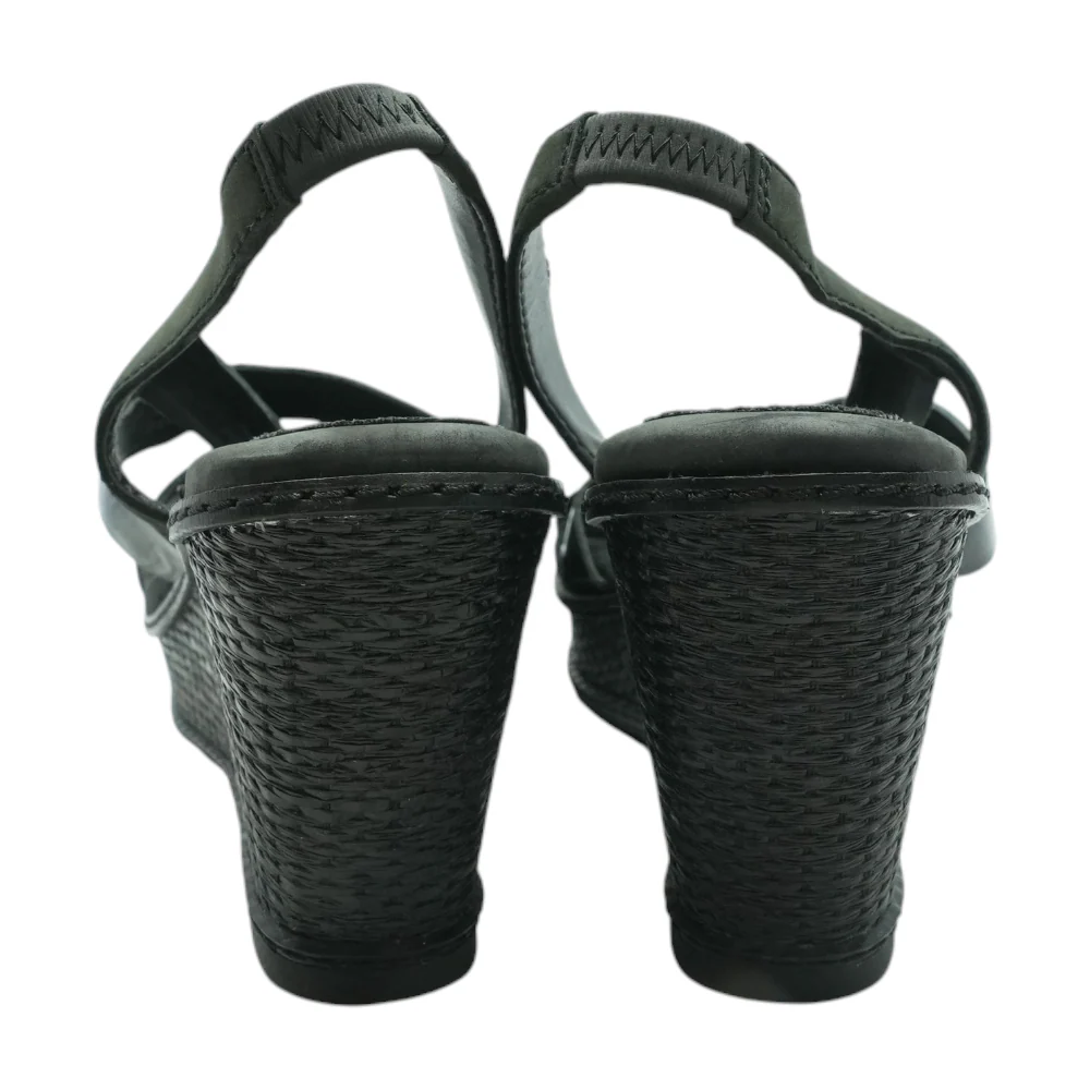 Black Wedge Heels - Image 2