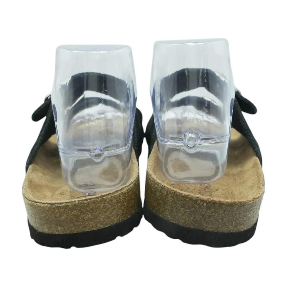 Black Flat Sandals - Image 2