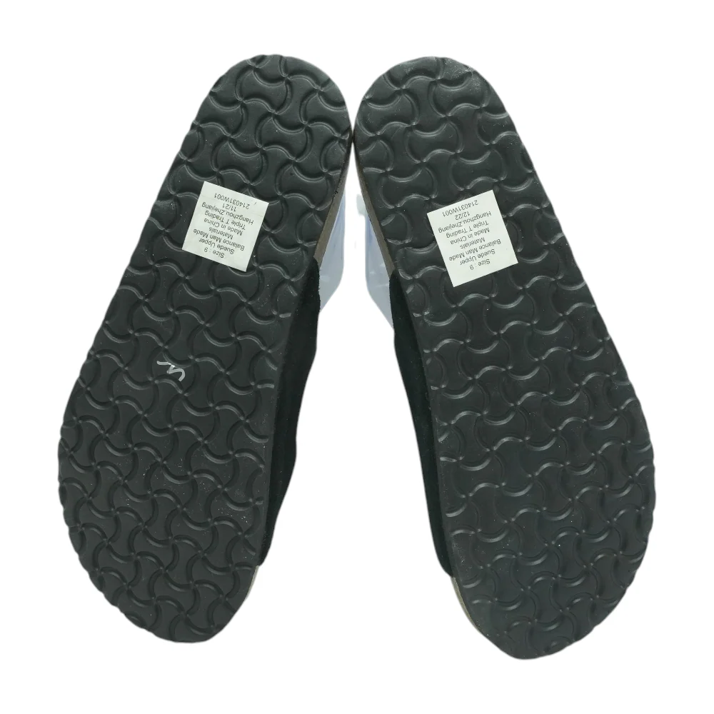 Black Flat Sandals - Image 3