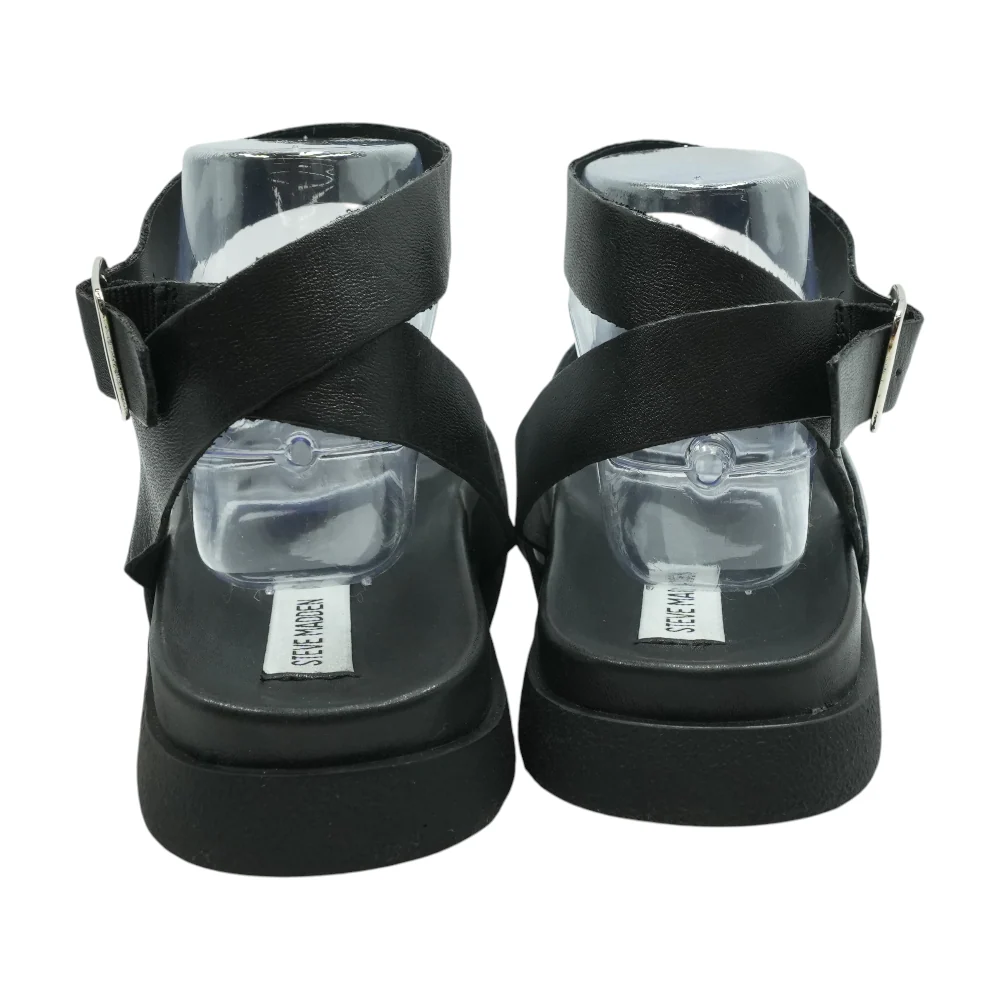 Black Flat Sandals - Image 2