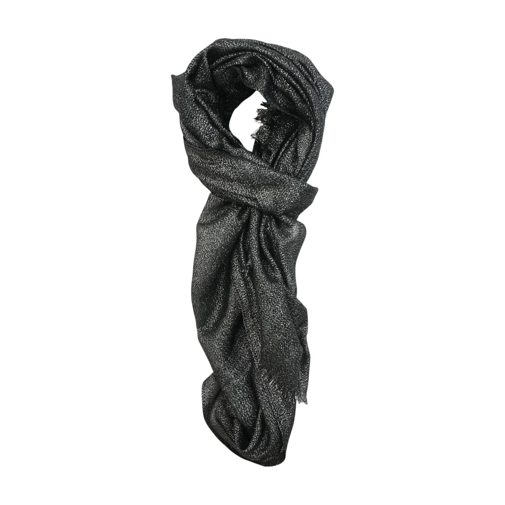 Gray Polyester Scarf - Image 2