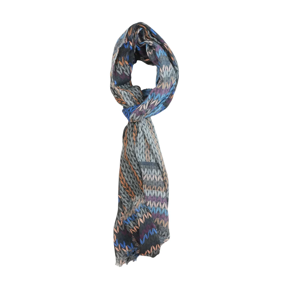 Multi Graphic Viscose Scarf