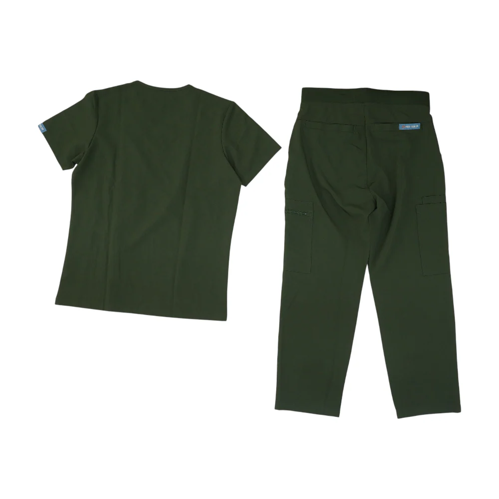 Green Solid Pant Set - Image 2