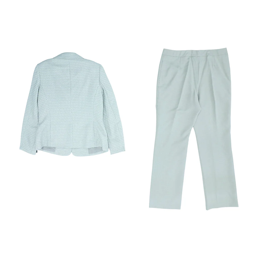 Beige Graphic Pant Suit - Image 2