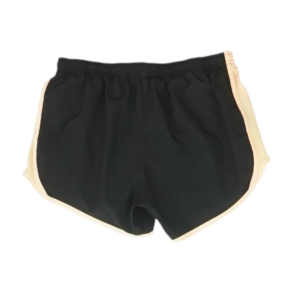 Black Solid Active Shorts - Image 2