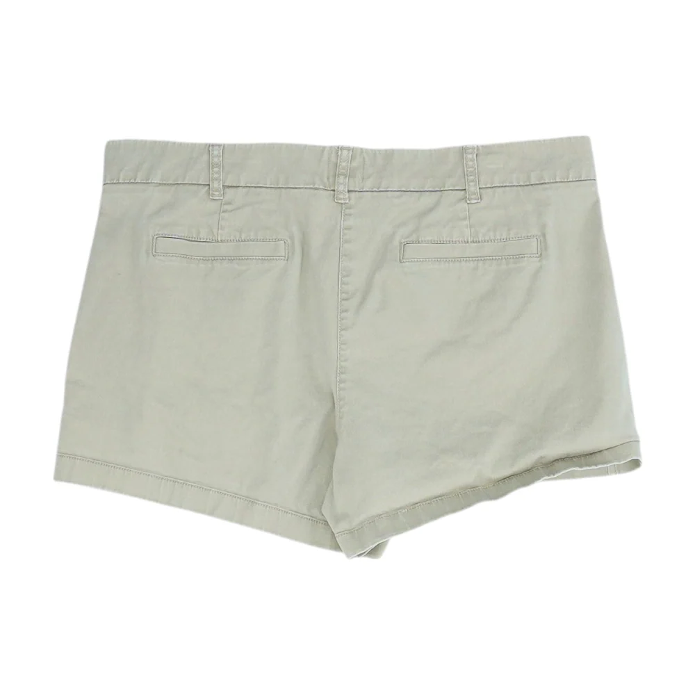 Khaki Solid Chino Shorts - Image 2