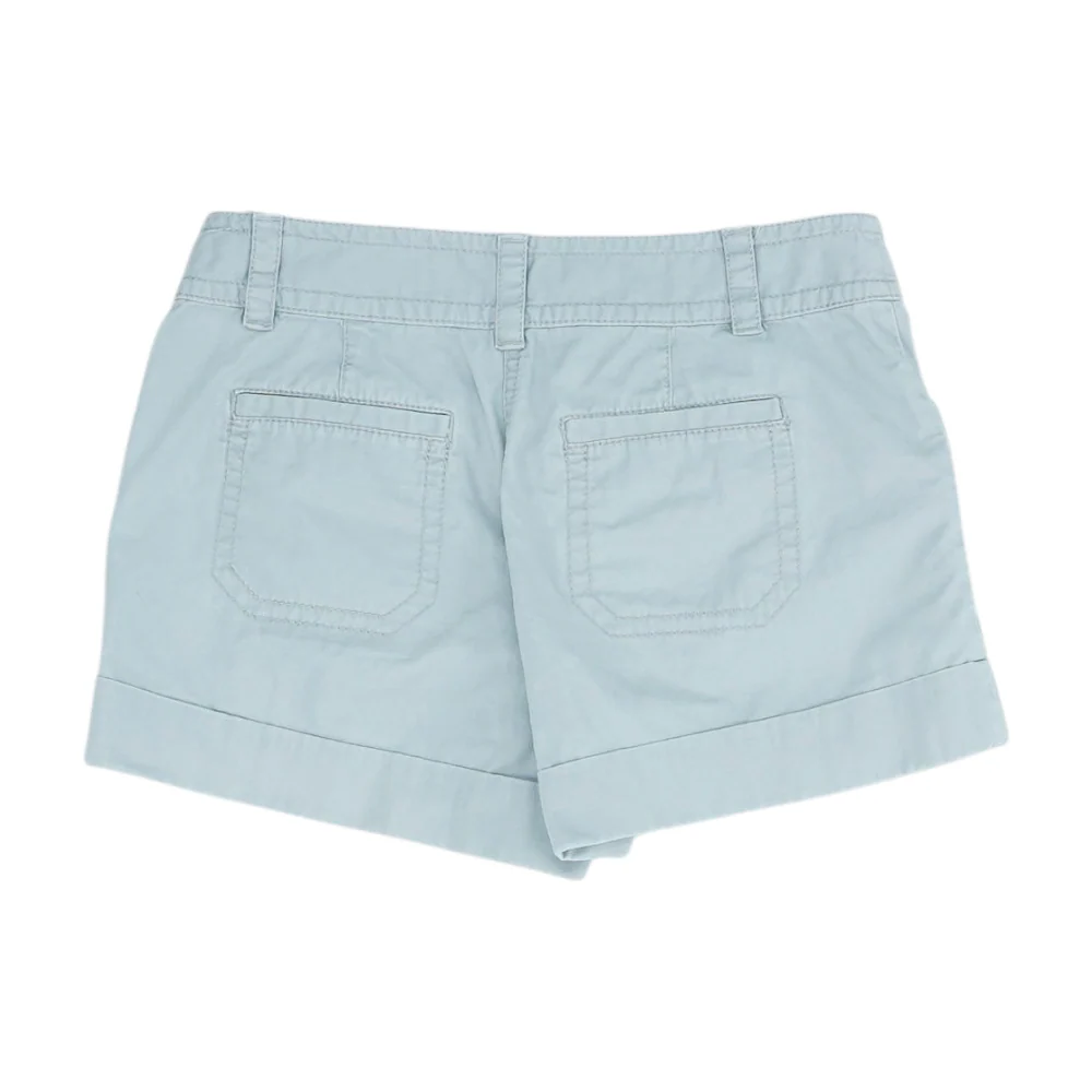 Gray Solid Chino Shorts - Image 2