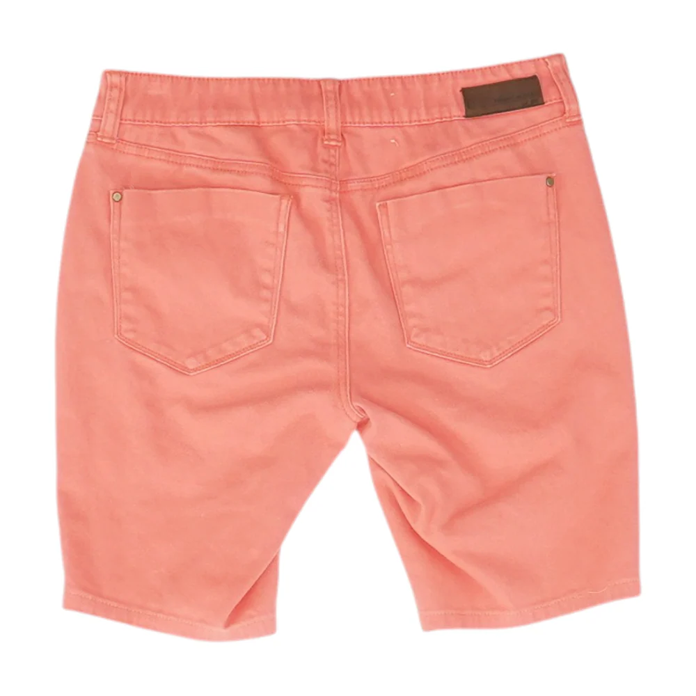 Coral Solid Chino Shorts - Image 2