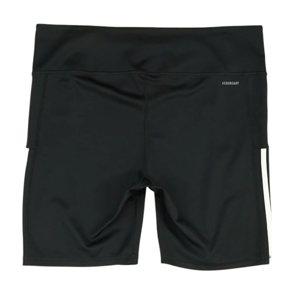 Black Solid Active Shorts - Image 2