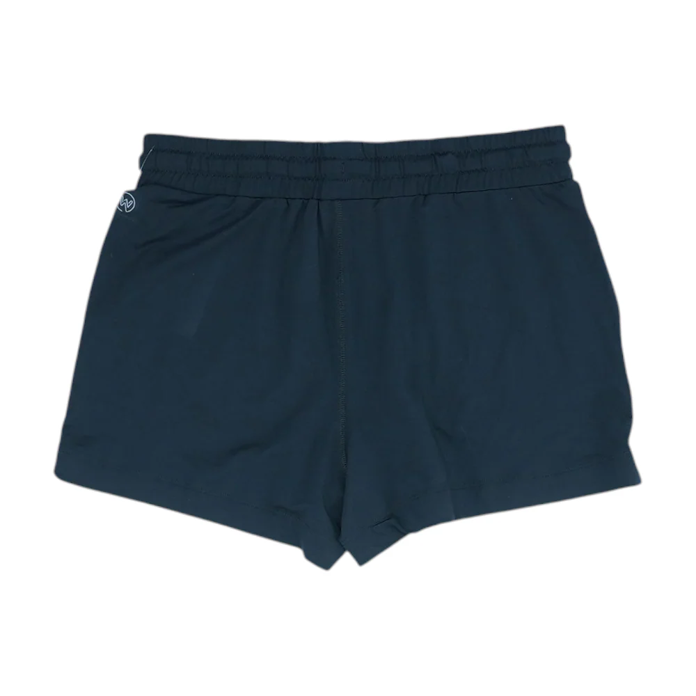 Black Solid Active Shorts - Image 2