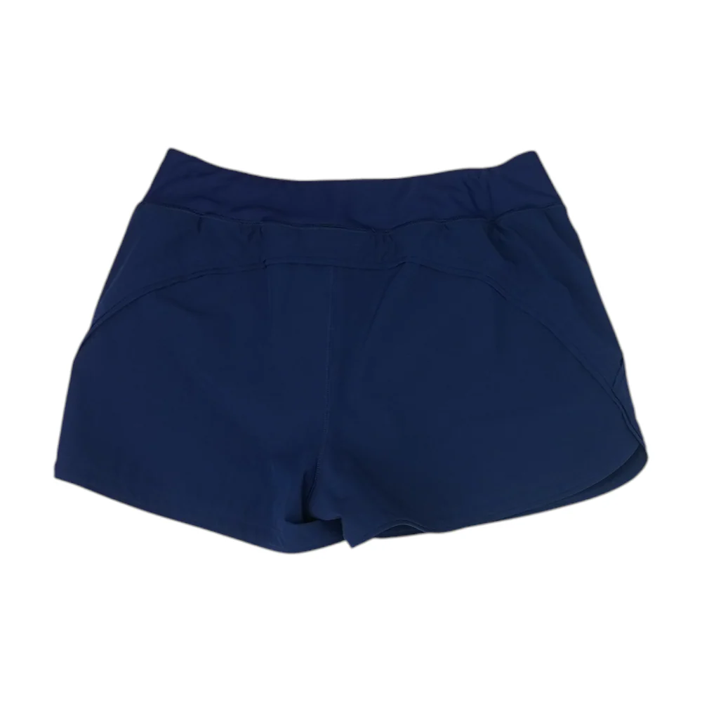 Navy Solid Active Shorts - Image 2