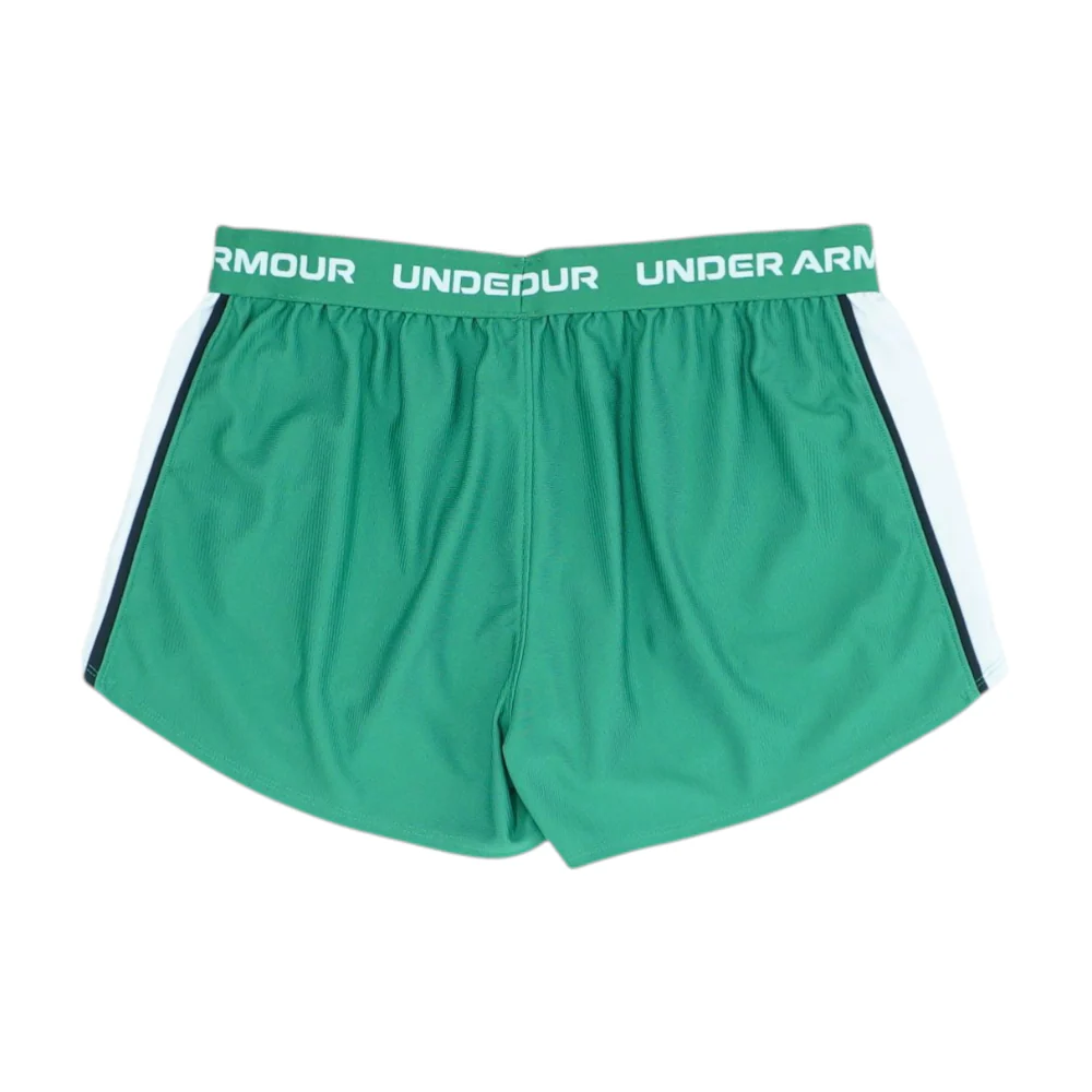 Green Solid Active Shorts - Image 2
